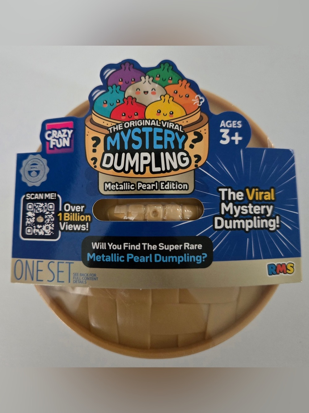 Crazy Fun Mystery Dumpling - Metallic Pearl Beige Toy